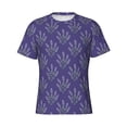 thumbnail image 1 of Rocae Lavender Flowers for Men's Moisture-Wicking Crew Tee - T-Shirt for Sports, Outdoor Activities, and Casual WearLarge, 1 of 9
