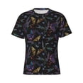 thumbnail image 1 of Rocae Lavender Flowers for Men's Moisture-Wicking Crew Tee - T-Shirt for Sports, Outdoor Activities, and Casual WearMedium, 1 of 9