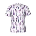 thumbnail image 1 of Rocae Lavender Flowers for Men's Moisture-Wicking Crew Tee - T-Shirt for Sports, Outdoor Activities, and Casual WearSmall, 1 of 9