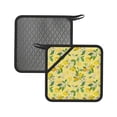 thumbnail image 1 of Rocae Lemon (2) for Square Silicone Anti-scalding Mat Trivet Hot Pads for Kitchen Counter, Silicone Trivets for Hot Pots and Pans, 1 of 8