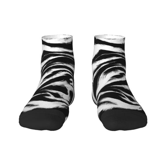 Rocae Leopard And Zebra 2 for Premium Adult Socks,Comfortable, Breathable, and Durable Socks, Perfect for Everyday Wear