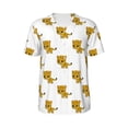 thumbnail image 1 of Rocae Leopard Print for Breathable Men's Baseball T-Shirt Fashionable Casual Baseball Jersey, Moisture-wicking Sportswear 4X-Large, 1 of 9