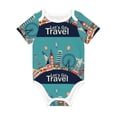 thumbnail image 1 of Rocae Let's go Travel for Baby Climbing Clothes Soft Baby Romper for Active Infants Comfortable and Breathable Crawling Jumpsuit Unisex Baby Outfit 6 Months, 1 of 8