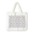 thumbnail image 1 of Rocae Lighthouse And Beacon or Plush Underarm Bag White Furry Purse Handbag for Autumn and Winter, 1 of 7