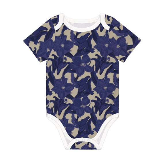Rocae Lilies Flowers for Baby Climbing Clothes Soft Baby Romper for Active Infants Comfortable and Breathable Crawling Jumpsuit Unisex Baby Outfit 12 Months