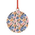 thumbnail image 1 of Rocae Lilies Flowers for Acrylic Christmas Pendant Ornament for Festive Decor Hanging Pendant,Perfect for Home and Office-Round Shape, 1 of 7