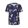 thumbnail image 1 of Rocae Lilies Flowers for Breathable Men's Baseball T-Shirt Fashionable Casual Baseball Jersey, Moisture-wicking Sportswear 4X-Large, 1 of 9