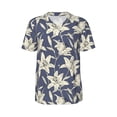 thumbnail image 1 of Rocae Lilies Flowers for Breathable Men's Baseball T-Shirt Fashionable Casual Baseball Jersey, Moisture-wicking Sportswear XX-Large, 1 of 9