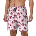 thumbnail image 1 of Rocae Lilies Flowers for Men's Swim Trunks Quick Dry With Two Side Pockets and One Lined Patch Pocket, 1 of 9