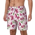 thumbnail image 1 of Rocae Lilies Flowers for Men's Swim Trunks Quick Dry With Two Side Pockets and One Lined Patch PocketXX-Large, 1 of 9
