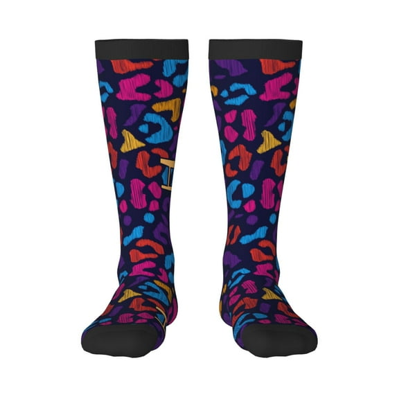Rocae Llama Alpaca for Novelty Casual compression Socks For Women Men Contrast Color Stockings