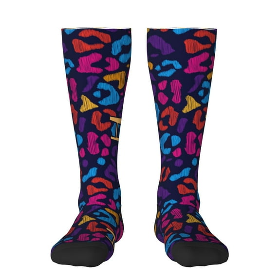 Rocae Llama Alpaca for Novelty Casual compression Socks For Women Men Contrast Color Stockings