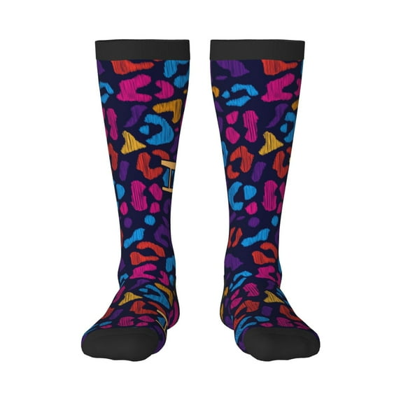 Rocae Llama Alpaca for Novelty Casual compression Socks For Women Men Contrast Color Stockings