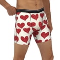 thumbnail image 1 of Rocae Love for Stretch Moisture-Wicking Underwear,Men's Underwear Boxer Briefs Large, 1 of 9