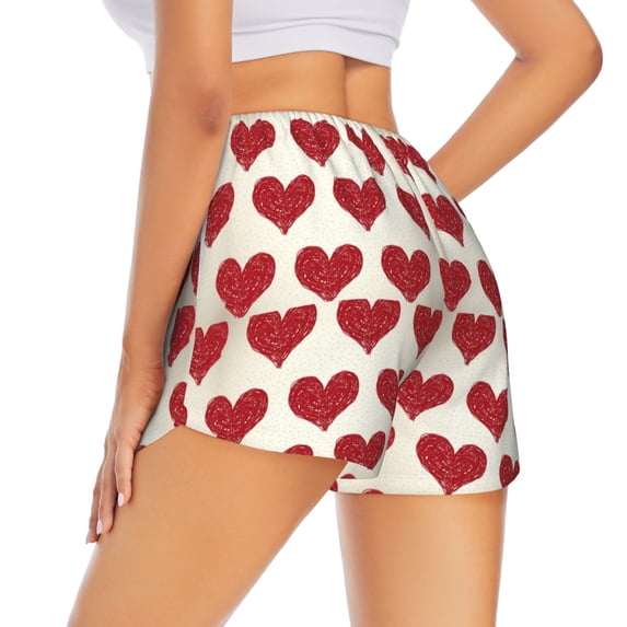 Rocae Love for Women's Athletic Shorts Quick Dry Workout Hiking Shorts With Pockets for Running, Yoga, Gym, Sports Medium