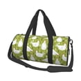 thumbnail image 1 of Rocae Lovely Chickens Print Round Travel Duffel Bag and Fitness Bag, Women's Waterproof Weekend Tote, Men's Travel and Fitness Essentials, 1 of 8