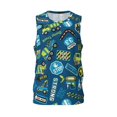 thumbnail image 1 of Rocae Dump Truck for Men's Basketball Jersey Lightweight and Breathable Athletic Tank Top,Quick-Drying Sports Jersey 3X-Large, 1 of 9
