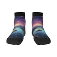 thumbnail image 1 of Rocae Magical Bees Twilight River for Premium Adult Socks,Comfortable, Breathable, and Durable Socks, Perfect for Everyday Wear, 1 of 7
