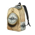 thumbnail image 1 of Rocae Magnetic Old Compass On World Map for Canvas College Laptop Backpack for Men Women -Medium, 1 of 5