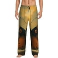thumbnail image 1 of Rocae Majestic Butterfly Sunset Mens Pajama Pants Pj Pants Mens Lounge Pants-XX-Large, 1 of 6