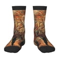 thumbnail image 1 of Rocae Majestic Cosmic Lion for Girls Boys Crew Socks,Children's Socks, Kids Socks, Toddler Socks: Daily Wear with Kids School Uniform, 1 of 5