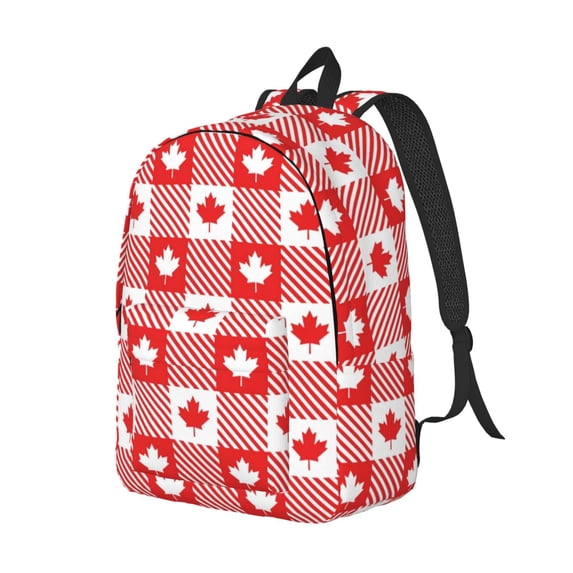 Rocae Maple Leaves1 for Durable Canvas Backpack Leisure Large Bag Travel Rucksack Multi-function Backpack