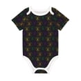 thumbnail image 1 of Rocae Mardi Gras Carnival for Baby Climbing Clothes Soft Baby Romper for Active Infants Comfortable and Breathable Crawling Jumpsuit Unisex Baby Outfit 9M, 1 of 8