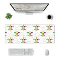 thumbnail image 1 of Rocae Mardi Gras Carnival1 for Gaming Mouse Pad, Mouse Pad Large, Office Computer Keyboard Mousepad, Keyboard and Mouse Pad with Stitched Edges,31.5 x 11.8 in, 1 of 1