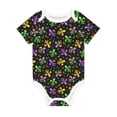 thumbnail image 1 of Rocae Mardi Gras Carnival4 for Baby Climbing Clothes Soft Baby Romper for Active Infants Comfortable and Breathable Crawling Jumpsuit Unisex Baby Outfit 6 Months, 1 of 8