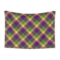 thumbnail image 1 of Rocae Mardi Gras Plaid for Pet Blanket Dog Blanket Cat Blanket Soft Sleep for Small Medium Pet-Medium, 1 of 8