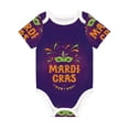 thumbnail image 1 of Rocae Mardi Gras2 for Baby Climbing Clothes Soft Baby Romper for Active Infants Comfortable and Breathable Crawling Jumpsuit Unisex Baby Outfit 9M, 1 of 8