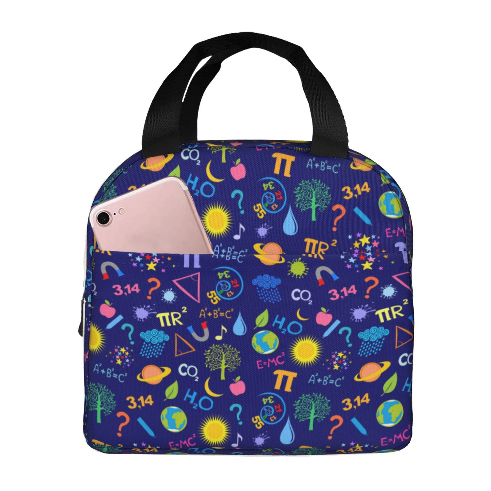 Rocae Mathematics And Chemistry for Insulated Lunch Bag for Women Men ...