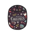 thumbnail image 1 of Rocae Merry Christmas for Silicone Pot Holders, Oven Mitts Heat Resistant Hot Pads with Pockets,Non-Slip Bbq Baking Smoking Potholders ,7.5"x9.4", 1 of 7