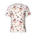 thumbnail image 1 of Rocae Milk Tea for Men's Moisture-Wicking Crew Tee - T-Shirt for Sports, Outdoor Activities, and Casual WearLarge, 1 of 9