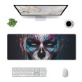 thumbnail image 1 of Rocae Modern Abstract Colorful Skull for Gaming Mouse Pad, Mouse Pad Large, Office Computer Keyboard Mousepad, Keyboard and Mouse Pad with Stitched Edges,31.5 x 11.8 in, 1 of 1
