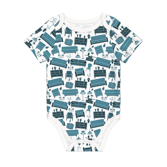 Rocae Modern Furniture for Baby Climbing Clothes Soft Baby Romper for Active Infants Comfortable and Breathable Crawling Jumpsuit Unisex Baby Outfit 18 Months