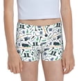 thumbnail image 1 of Rocae Modern Industry for Girls' Cotton Boxer Briefs, Soft Mid-rise Panties-Large, 1 of 5