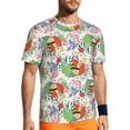 thumbnail image 1 of Rocae Mushroom and Frogs for Men's Mesh Quick-Dry Short Sleeve Workout T-Shirt,Mens Crew Neck Tee Lightweight Soft Classic T Shirts 4X-Large, 1 of 9