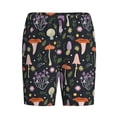 thumbnail image 1 of Rocae Mushrooms for Men's Soft Sleep Pajama Shorts, Waistband and Pockets, 1 of 9