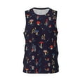 thumbnail image 1 of Rocae Mushrooms3 for Men's Basketball Jersey Lightweight and Breathable Athletic Tank Top,Quick-Drying Sports Jersey Small, 1 of 9