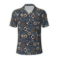 thumbnail image 1 of Rocae Nautical for Men's Short Sleeve Polo Shirt, Quick Drying Performance Moisture Wicking Sports Men's Golf Shirt 3X-Large, 1 of 9
