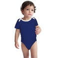 thumbnail image 1 of Rocae Navy Blue for Baby Cotton Short-Sleeve Bodysuits for Unisex Onesies Bodysuit-18 Months, 1 of 7