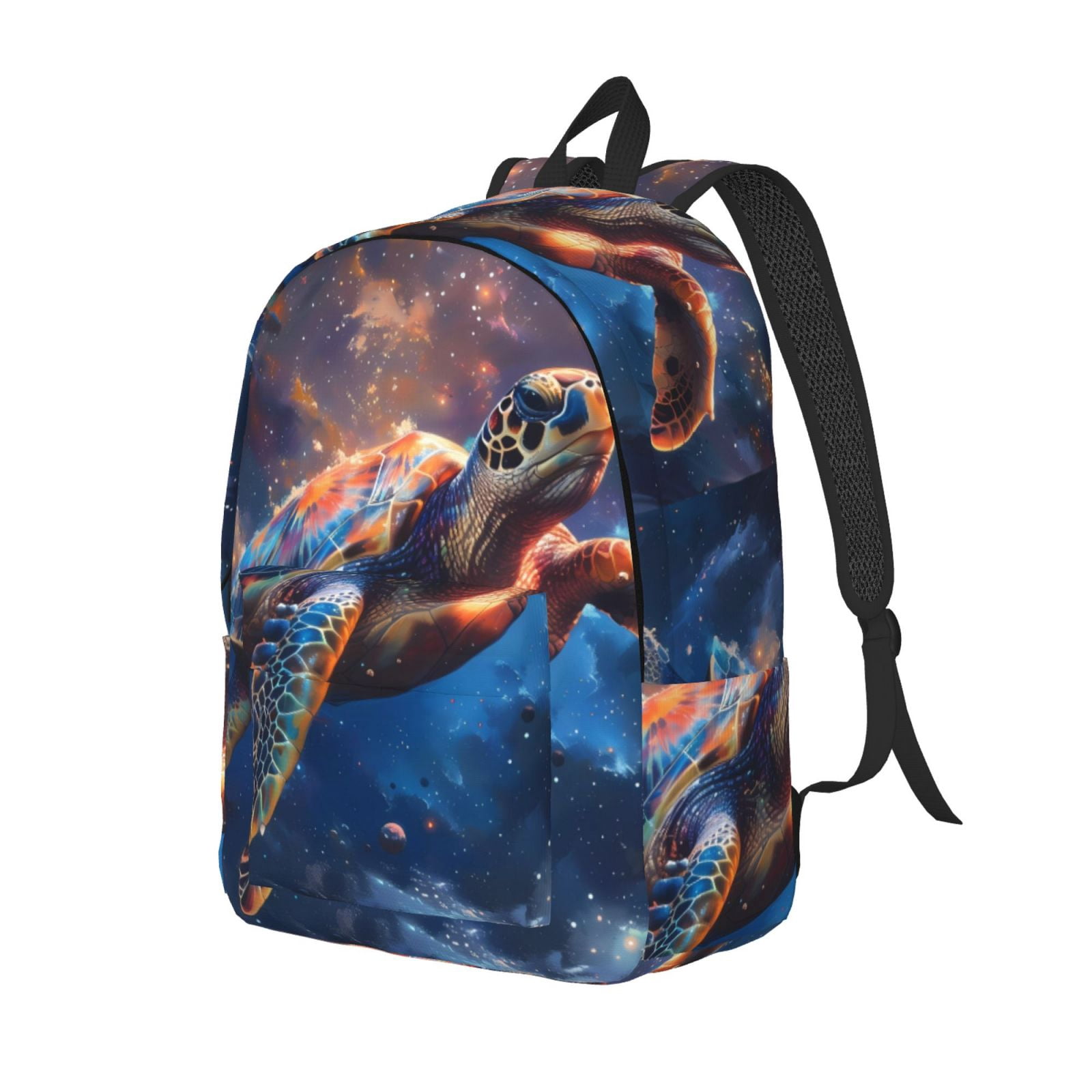 Rocae Night Sky Turtle for Canvas College Laptop Backpack for Men Women ...