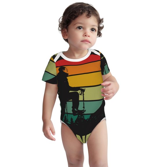 Rocae Not All Who Wander Are Lost 1 for Baby Cotton Short-Sleeve Bodysuits for Unisex Onesies Bodysuit-3 Months