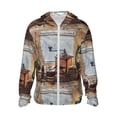 thumbnail image 1 of Rocae Oil Lamp Coffee Beans Print Breathable Sun Protection Hoodie Quick-Dry Lightweight Long Sleeve Hoodie Unisex Running Sports Shirt 3X-Large, 1 of 9