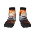 thumbnail image 1 of Rocae Oil Painting Colorful Hamster for Premium Adult Socks,Comfortable, Breathable, and Durable Socks, Perfect for Everyday Wear, 1 of 7
