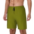 thumbnail image 1 of Rocae Olive for Men's Swim Trunks Quick Dry With Two Side Pockets and One Lined Patch PocketSmall, 1 of 9