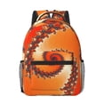 thumbnail image 1 of Rocae Orange Rotating for Comfortable Student Backpack - Lightweight ,Durable School Bag Ideal for Middle School, High School, and College, 1 of 6