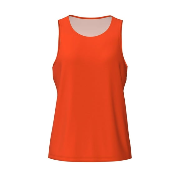 Rocae Orange for Men's Workout Tank Top Men's Running Tank Top Dry Fit Athletic Workout Tank TopsMedium