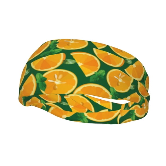Rocae Orange for Sweatbands Sports Headband for Men and Women,Fashion Sweat Bands Headbands for Running,Cycling,Football, Yoga, Fitness